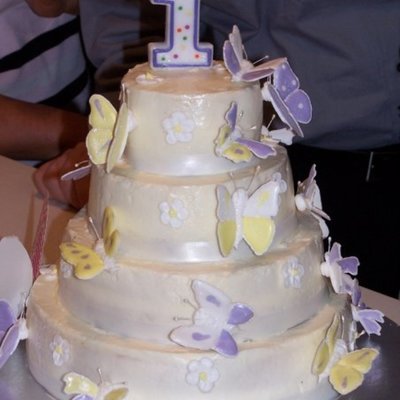 1St Birthday Butterfly Cake