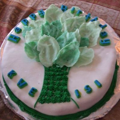 Boys Birthday Cake "tree"