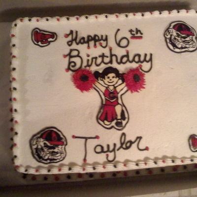 Georgia Bulldog Cake