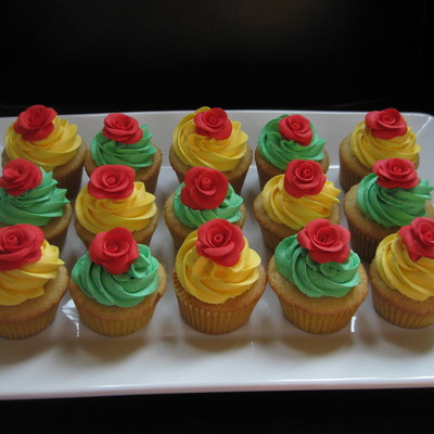 Rose Bowl Cupcakes