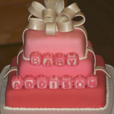 My First Tiered Cake!