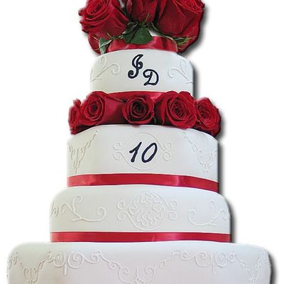 The Paredes - 10 Year Anniversary Renewing Of The Vows Cake