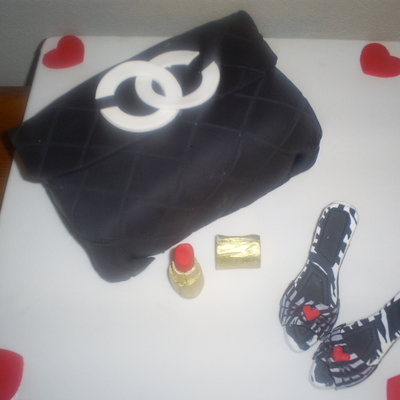 Channel Purse & Zebra Shoes