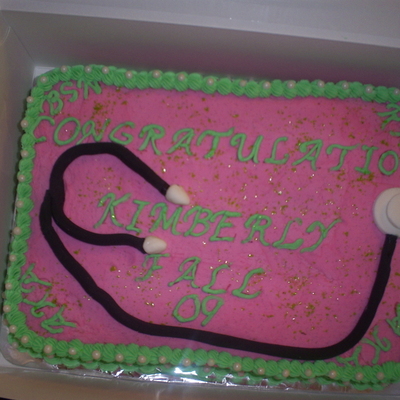 Nursing School Graduation Cake