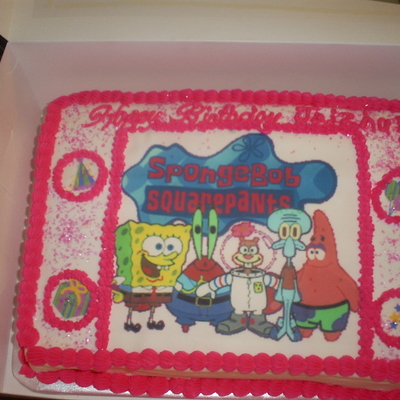 Sponage Bob Cake