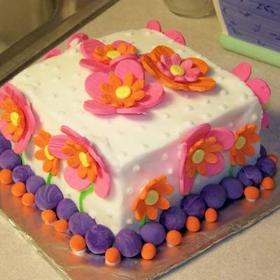 Flowers And More Cake Class--Finale Cake