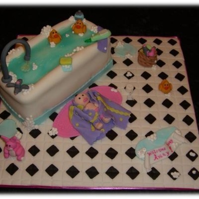 Baby Bath Cake