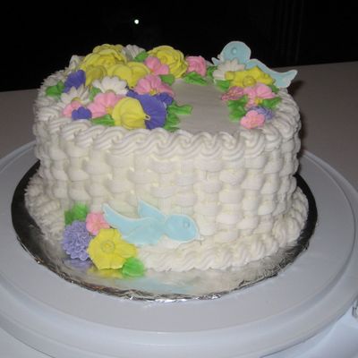 Basketweave And Flowers - Wilton Course 2