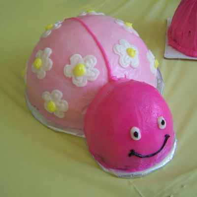 Ladybug Smash Cake