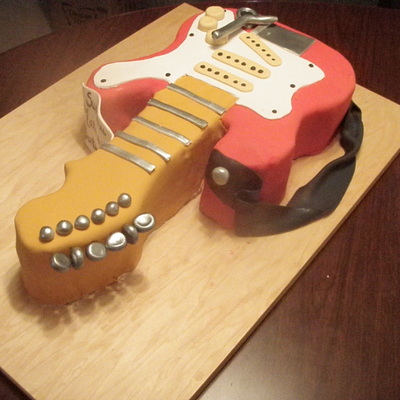 Fender Guitar Cake