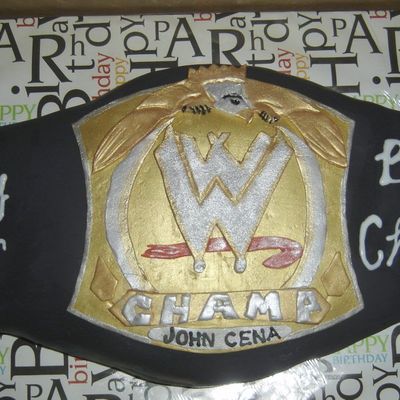 Wwe Wrestling Cake