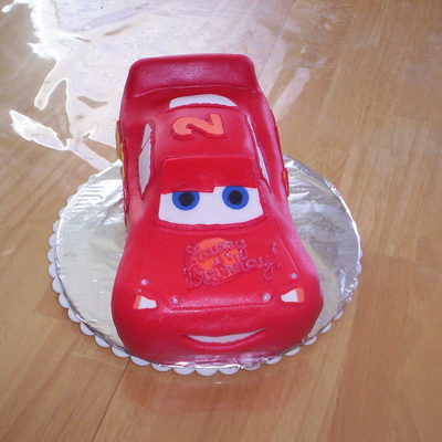 Lightning Mcqueen Birthday Cake