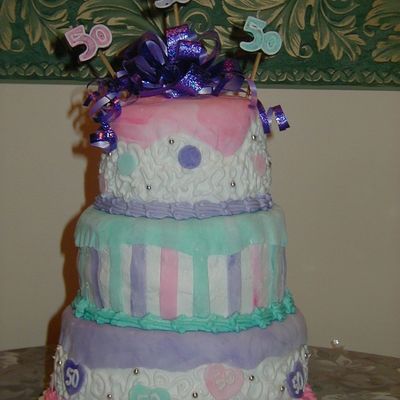 3 Tier Mini Birthday Cake