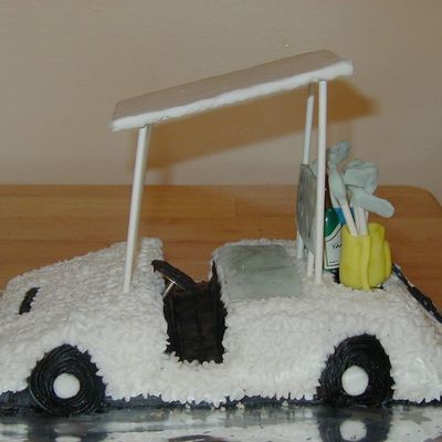 Golf Cart Cake
