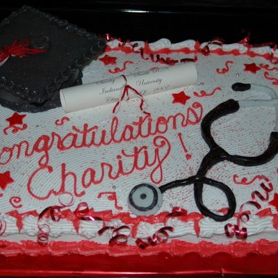 Graduation Cake For A Nurse