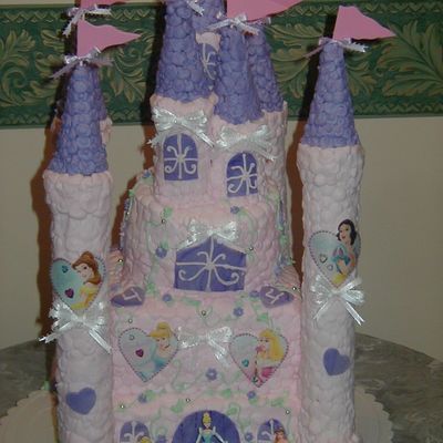 Princess Castle Cake