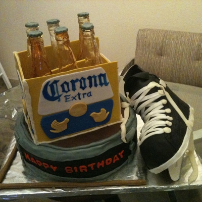 Corona, Ice Hockey Skate, And A Drum!