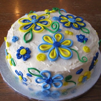 Flowers On Buttercream