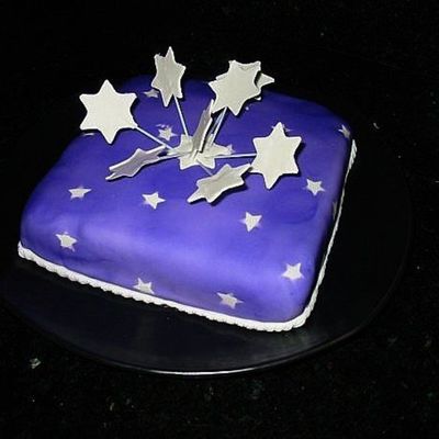 Purple Star Cake