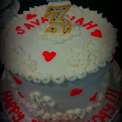 Care Bear Rainbow Cake