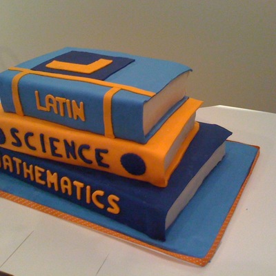 Latin School Party Cake
