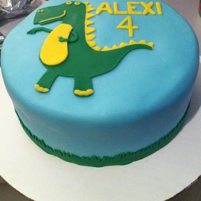 Dinosaur Birthday Cake