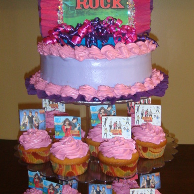 Camp Rock Cake And Cupcakes