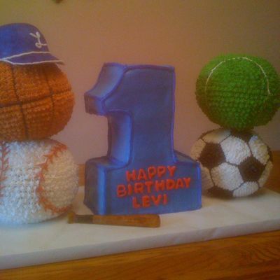 Levi's First Birthday Cake