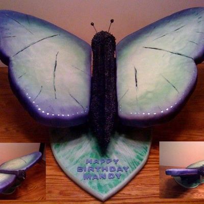 Butterfly Birthday Cake