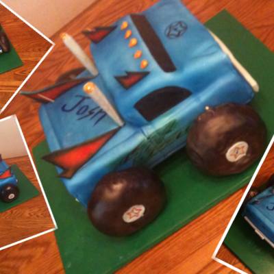 Monster Truck Cake
