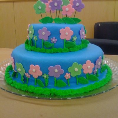 First Flower Cake