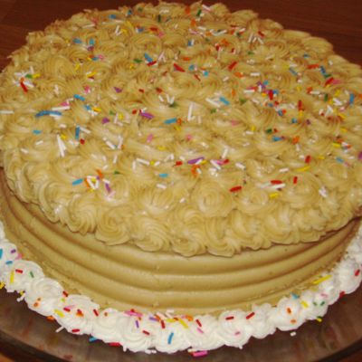 Caramel Birthday Cake