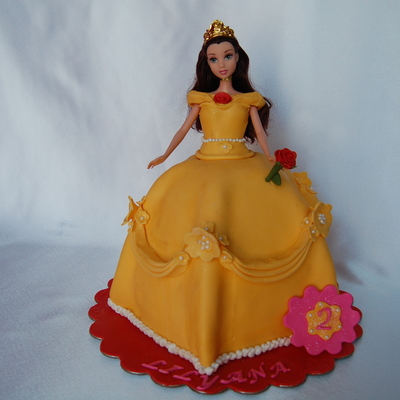 Disney Princess Belle Cake