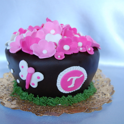 Mini Flower Pot Cake