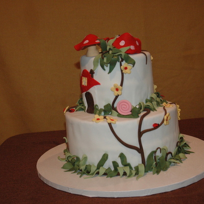 Cake I Made In Fondant Frills Class