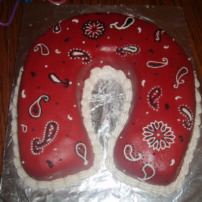 Bandana Print Horseshoe