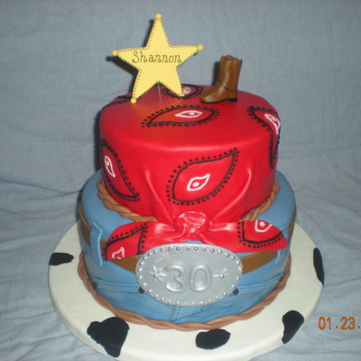 Jeans, Bandana Cake