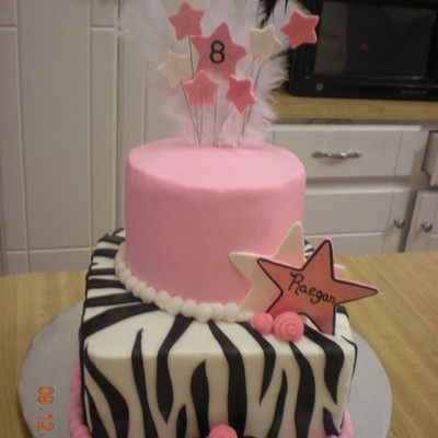 Pink Zebra Cake.