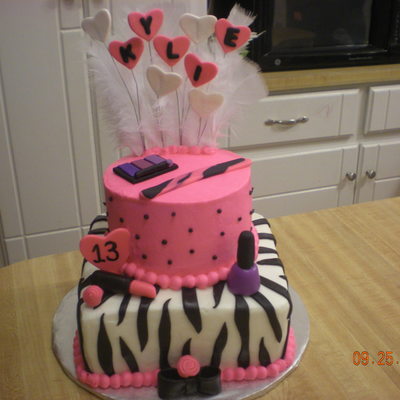 Zebra Makeup Spa Party