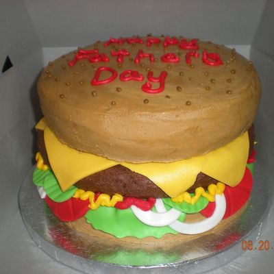 The Famous Cheeseburger Cake