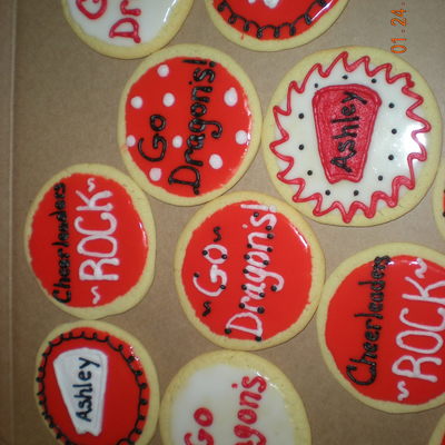 Cheerleader Cookies