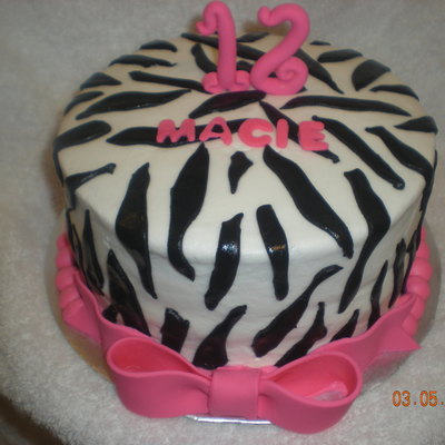Zebra Cake!