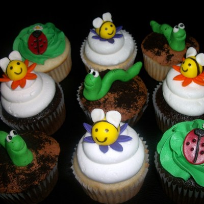 Bug Theme Cupcakes!