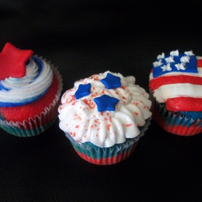 4Th Of July Cupcakes!