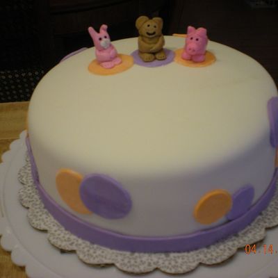 My First Fondant Cake.