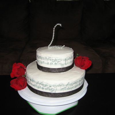 Music Wedding Cake