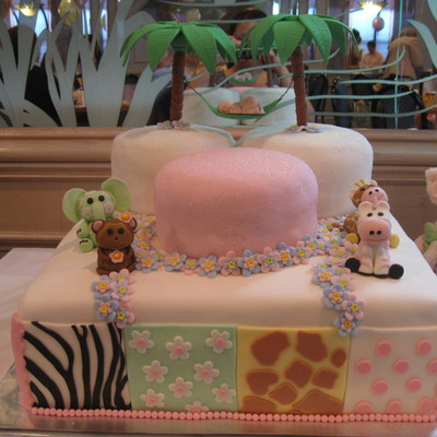 Jungle Jill Baby Shower Cake