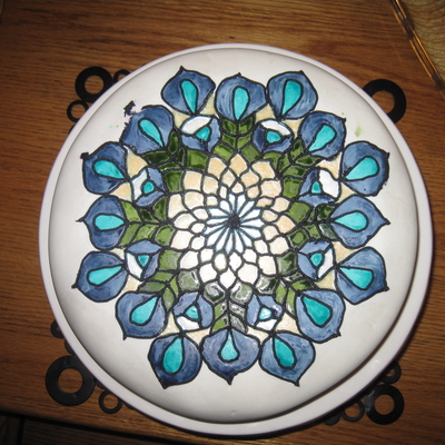 Stained Glass Anniversary Cake