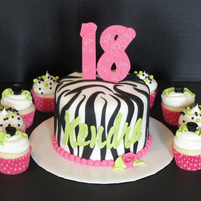 Zebra Print Cake