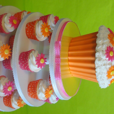 50Th Anniversary Cake And Cupcakes